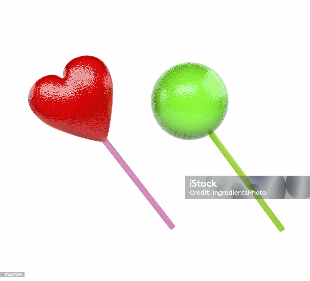 Lollipops isolado - Royalty-free Açúcar Foto de stock