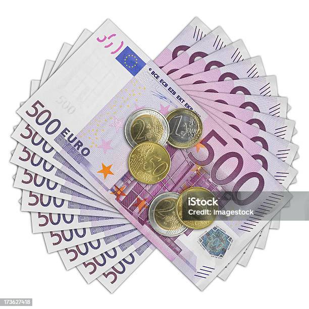500 유로 지폐 동전 0명에 대한 스톡 사진 및 기타 이미지 - 0명, 1 유로 동전, 2 유로 동전