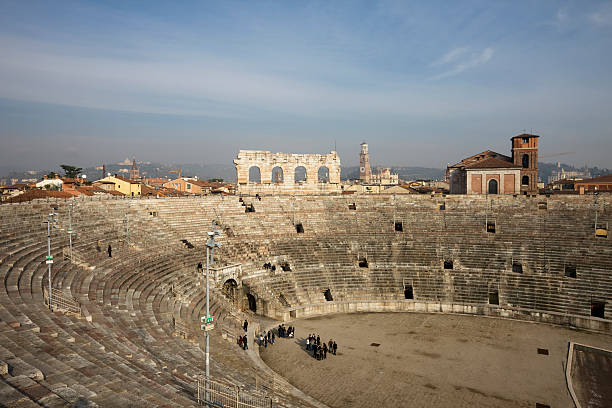 istock Roman Arena and Tour Group 173627754