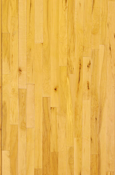 istock Wooden Basketball Floor Shot Overhead at Vertical 173628152