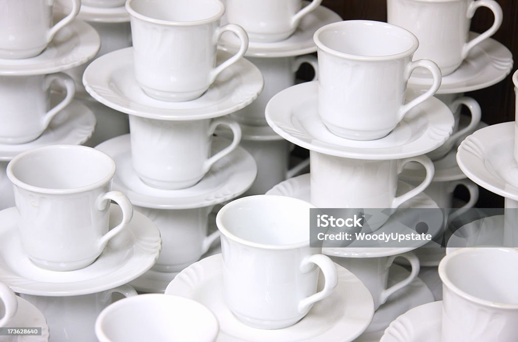 Kaffee Tassen - Lizenzfrei Ansicht aus erhöhter Perspektive Stock-Foto