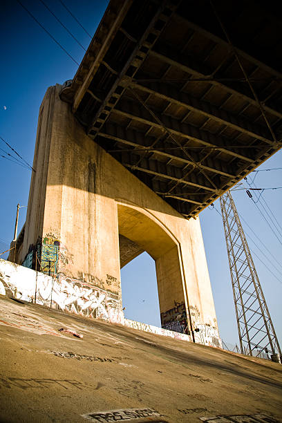 Underneath the Sixth Street Viaduct