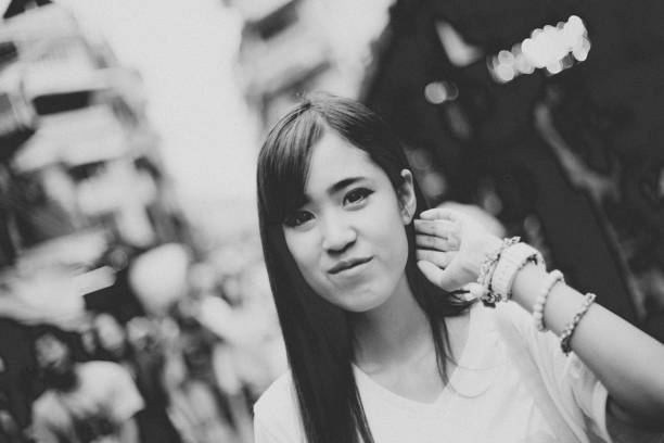 istock cute thai girl in black and white 1736295527