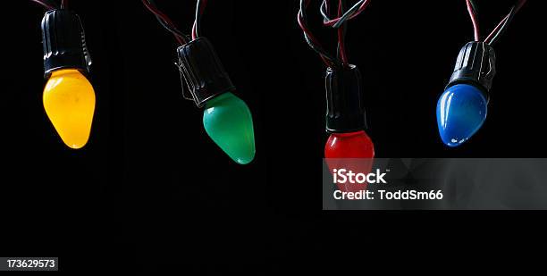 Christmas Lights Stock Photo - Download Image Now - Christmas Lights, Large, Light Bulb