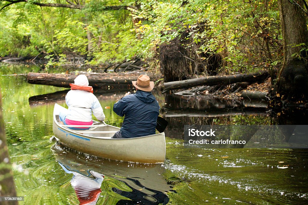 Andare in canoa - Foto stock royalty-free di Acqua