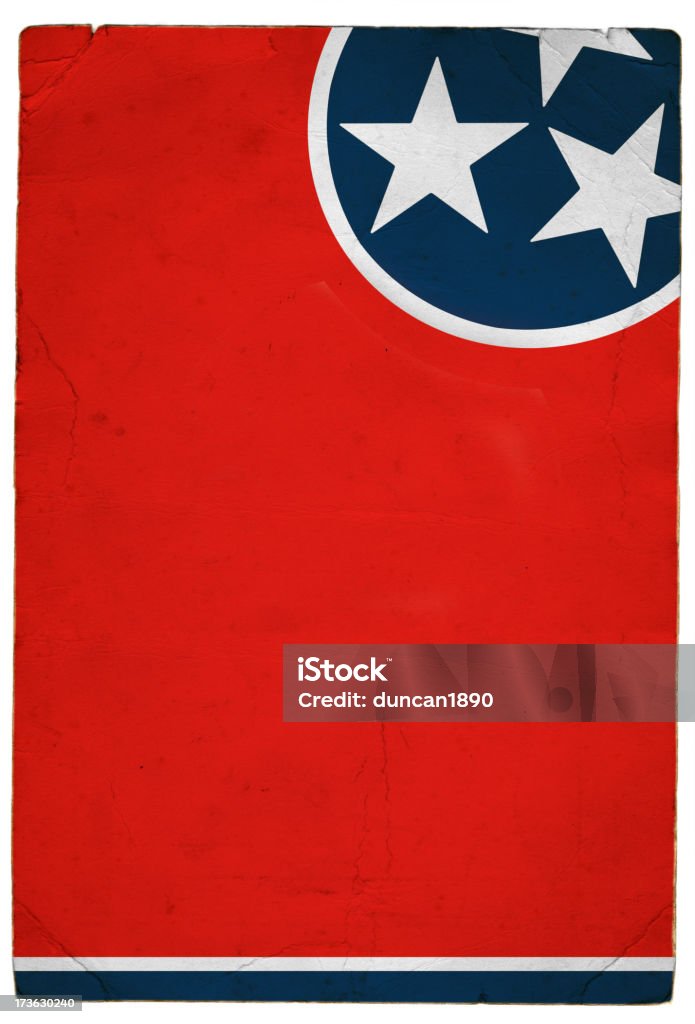 Bandeira de Tennessee - Royalty-free Azul Foto de stock