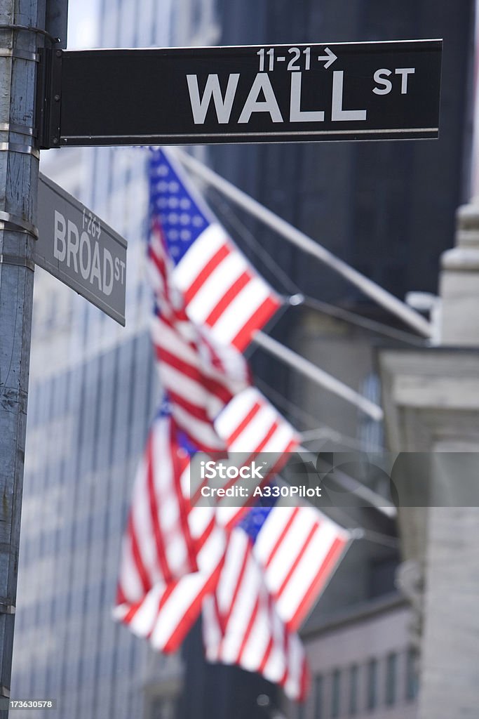 Wall Street - Foto de stock de Bolsa de valores e ações royalty-free