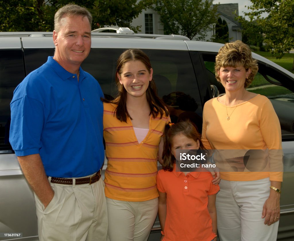 Família de quatro - Royalty-free Adolescente Foto de stock