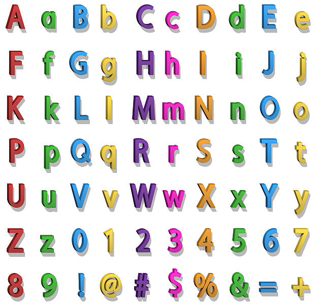 kühlschrank magnet alphabet - letter k alphabet three dimensional shape green stock-fotos und bilder