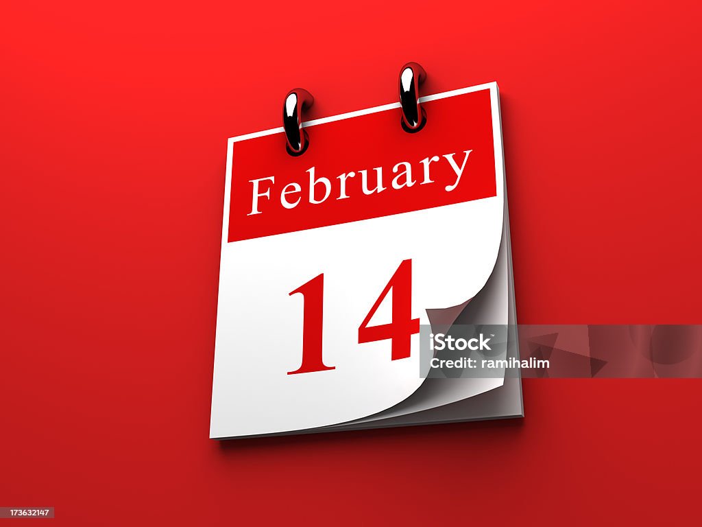Día de San Valentín - Foto de stock de Calendario libre de derechos