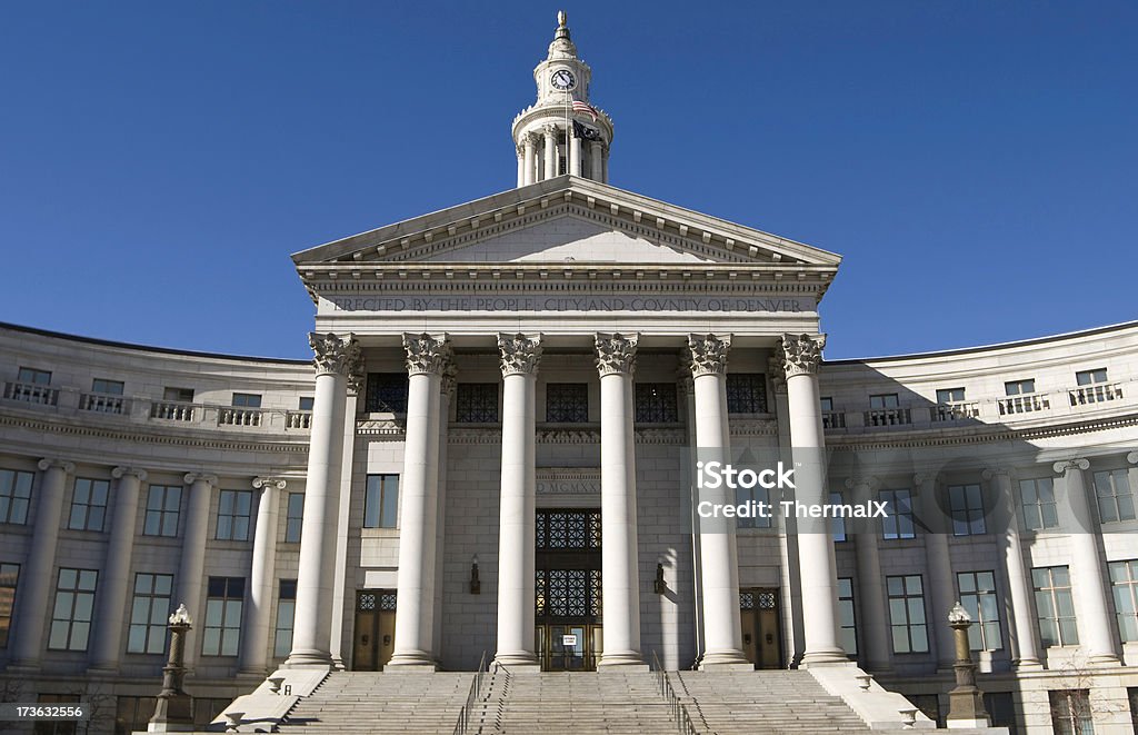 Denver City and County Building "Denver City and County building in Denver, CO." Architectural Column Stock Photo