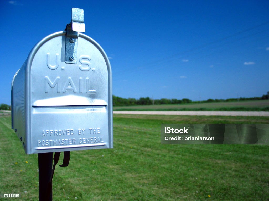 Country Briefkasten - Lizenzfrei Briefkasten Stock-Foto