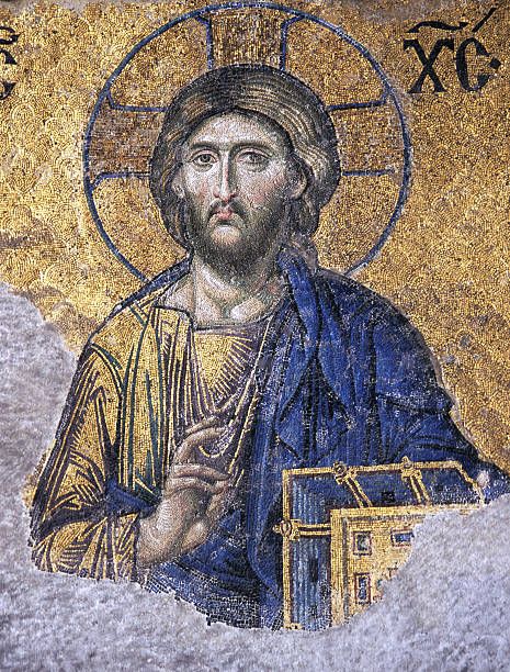 istock Mosaic of Jesus Christ 173633567