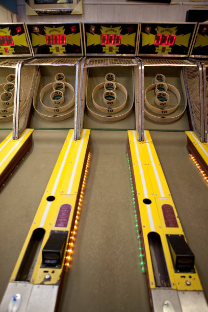istock Amusement park skeet ball game 173634183
