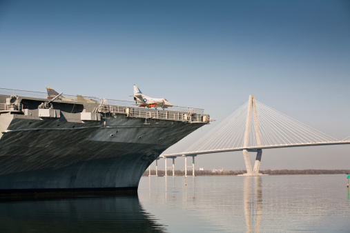 USS Yorktown Aircraft Carrier in Charleston South Carolina