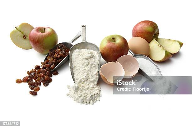 Foto de Assar Ingredientes Torta De Maçã e mais fotos de stock de Assar