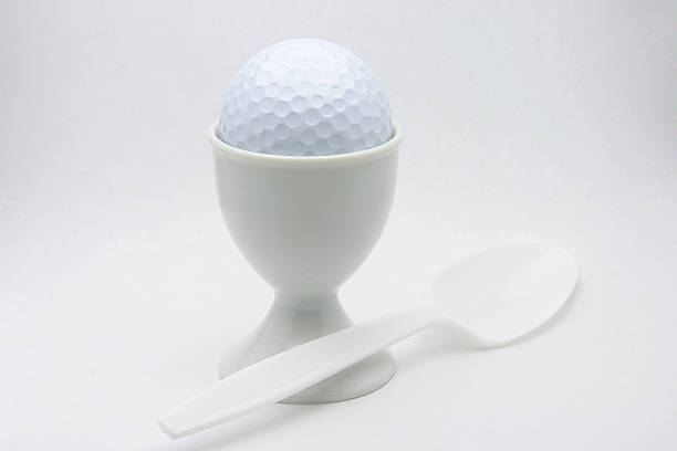 Golf en el desayuno? - foto de stock