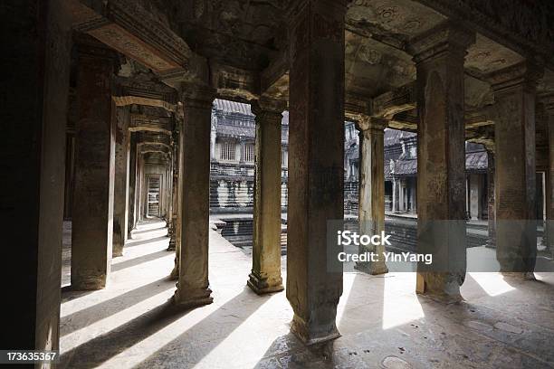 Ankor Wat Passagem - Fotografias de stock e mais imagens de Angkor - Angkor, Angkor Wat, Arquitetura