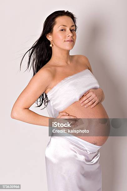 Pregnant Girl Stock Photo - Download Image Now - 20-29 Years, 2000-2009, Abdomen