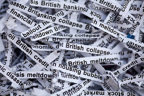 istock British Economy and Housing Meltdown Disaster 173636047