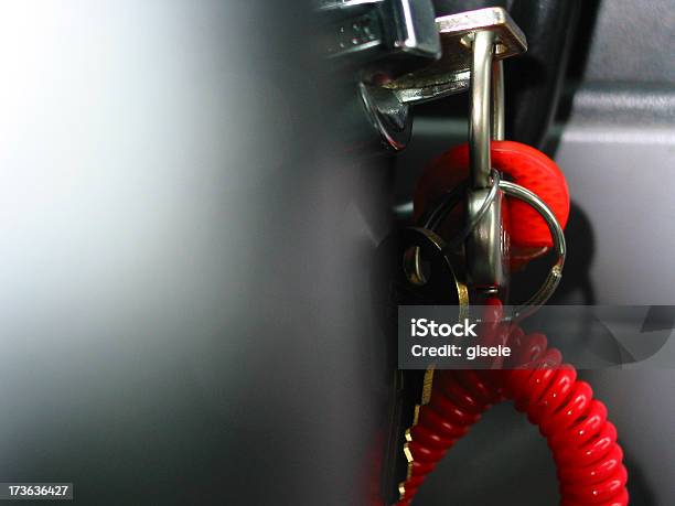 Car Keys In Ignition Stock Photo - Download Image Now - Car, Car Key, Horizontal