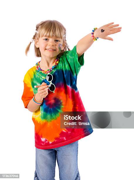 Flowerpower 여자아이 시리즈 4-5세에 대한 스톡 사진 및 기타 이미지 - 4-5세, T 셔츠, 그리기