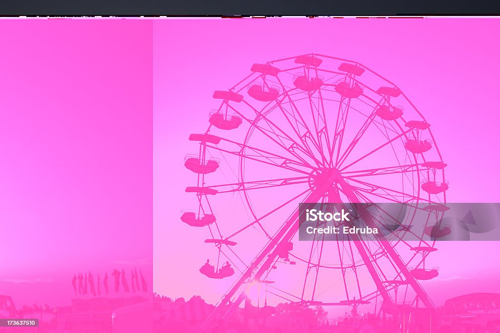 Grande roue au coucher du soleil - Photo de Activité de loisirs libre de droits