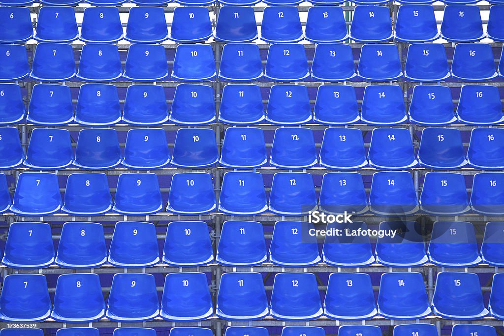 Stadio di posti - Foto stock royalty-free di Blu