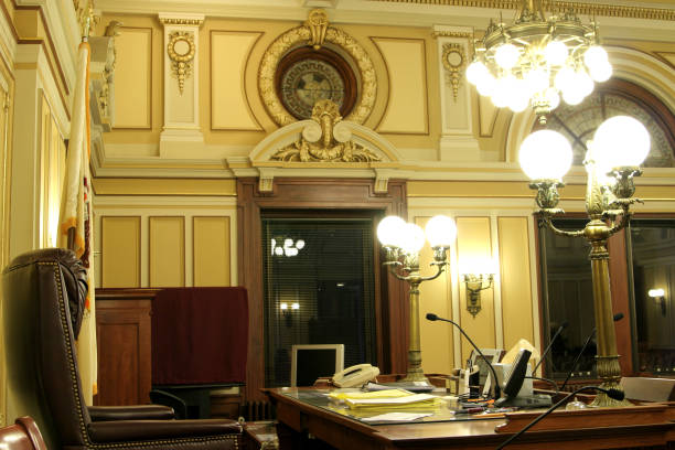 istock Historic American Courtroom 173637836