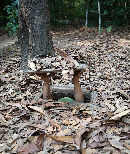 istock Chu chi tunnels in Vietnam 173637851