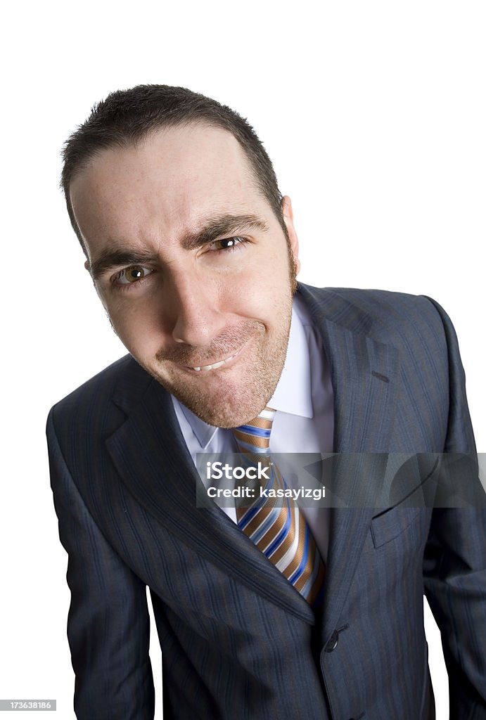 Businessman funny looking Adult Stock Photo