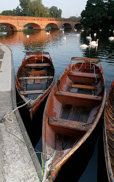 istock Row Boats at Stratford Upon Avon 173638226