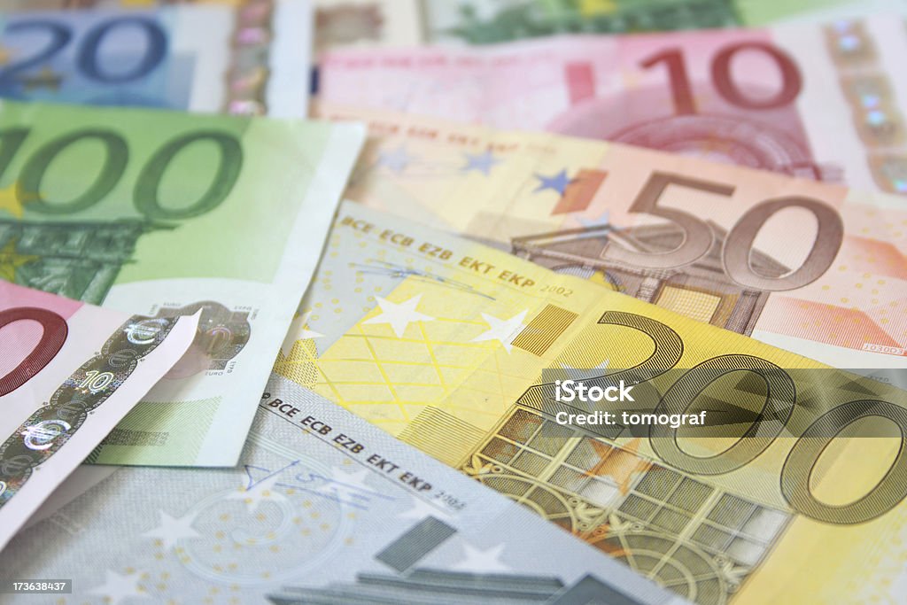 Valuta Euro sfondo - Foto stock royalty-free di Pagare