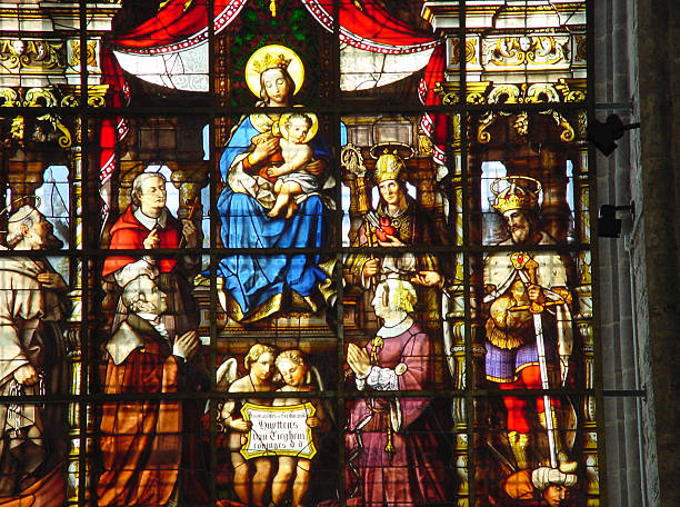 istock Stained Glass Church 173638715