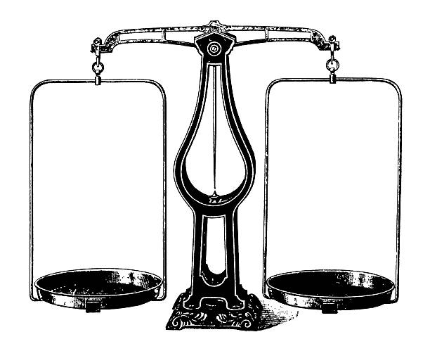 XIX century illustration of scales (copyright-free). Very high XXXL resolution image scanned at 600 dpi. Published in Specimens des divers caractères et vignettes typographiques de la fonderie by Laurent de Berny (Paris, 1878). Photo by N.Staykov (2008)