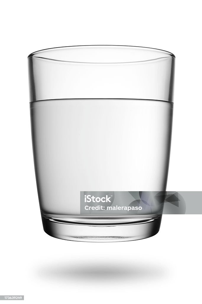 Bicchiere di acqua. - Foto stock royalty-free di Acqua corrente