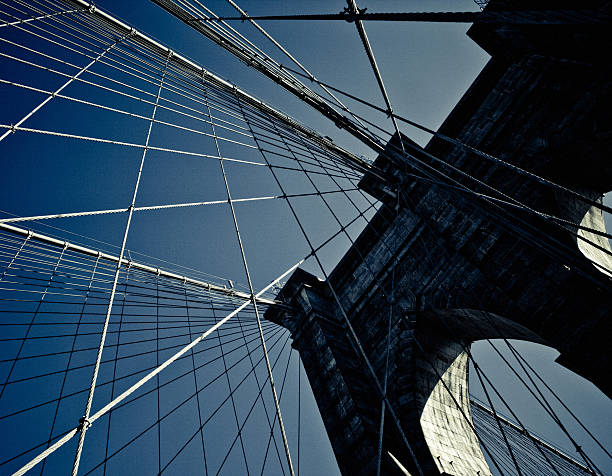 puente de brooklyn - ny01 fotografías e imágenes de stock