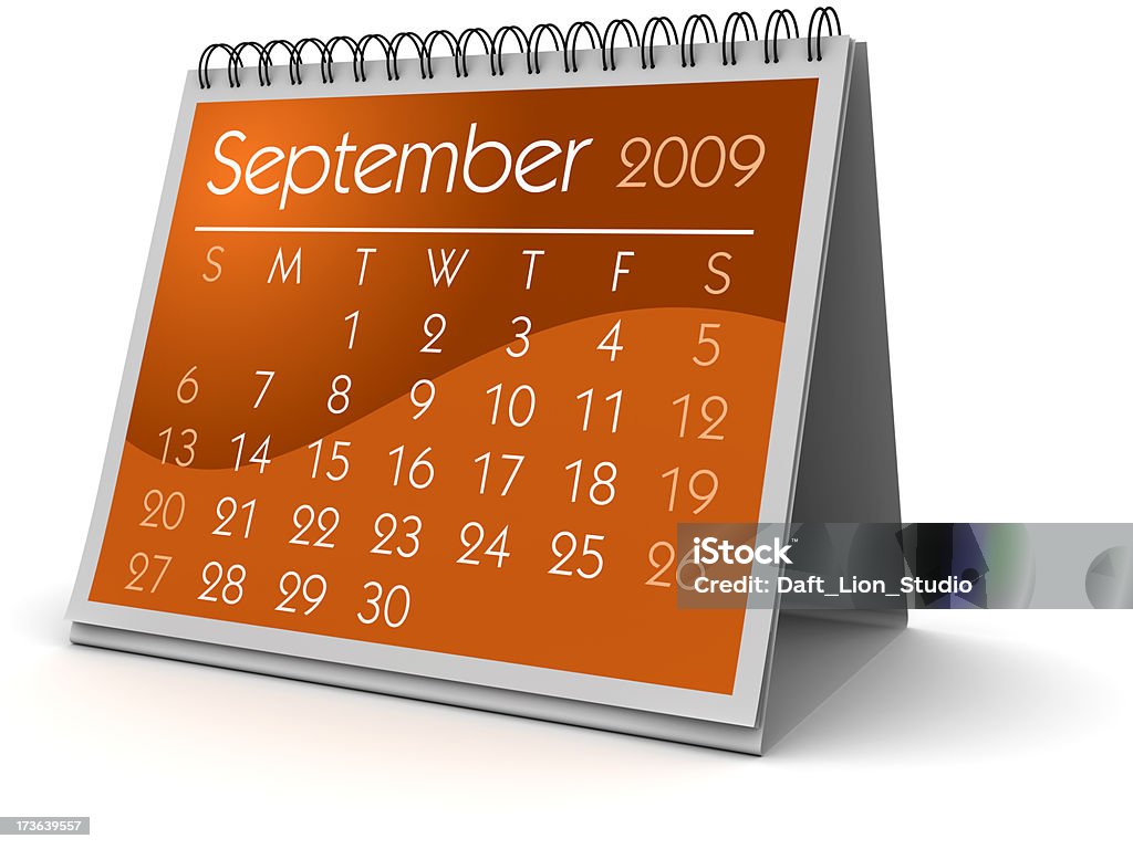 September 2009 http://dl.dropbox.com/u/3710599/istock/calendar.jpg  2009 Stock Photo