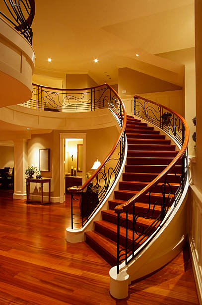 istock stairs mansion house railing hardwood floor 173640595