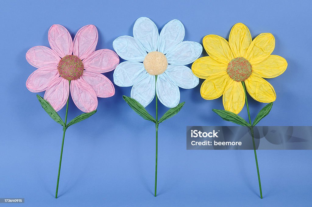 Osiem Płatki kwiatów z papieru - Zbiór zdjęć royalty-free (Bez ludzi)