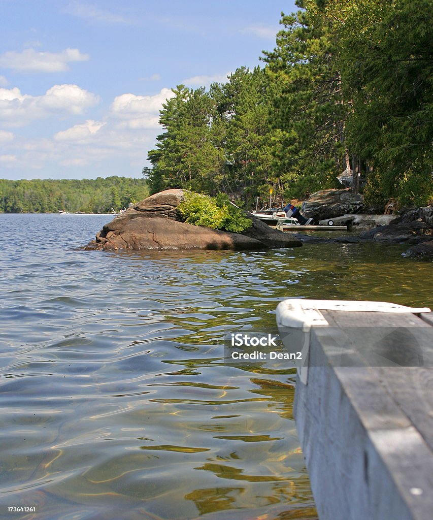 Lago cottage - Royalty-free Atividades de Fim de semana Foto de stock