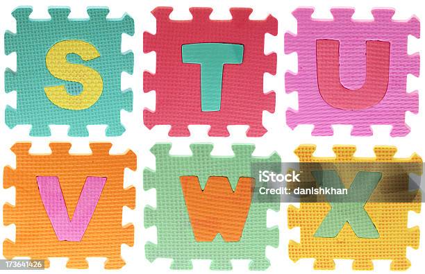 Alphabet Puzzle Stock Photo - Download Image Now - Alphabet, Letter T, Spelling - Education
