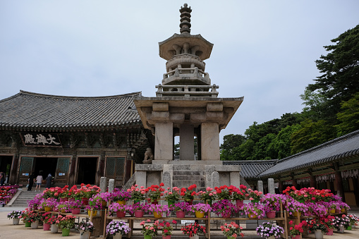 korean buddhism tower