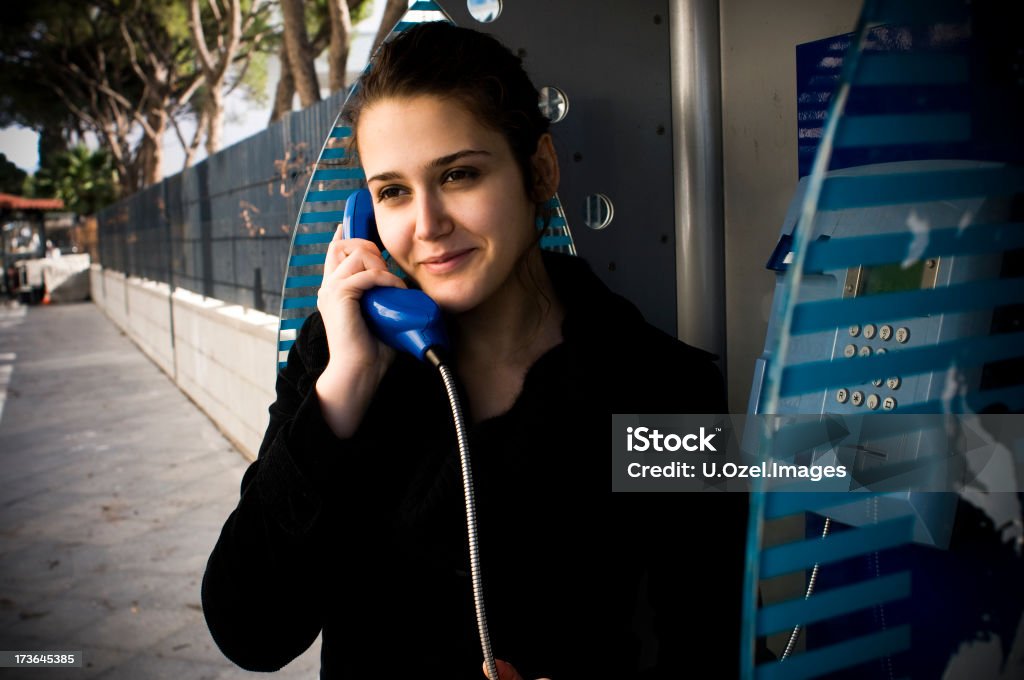 Gute Nachrichten. - Lizenzfrei Am Telefon Stock-Foto