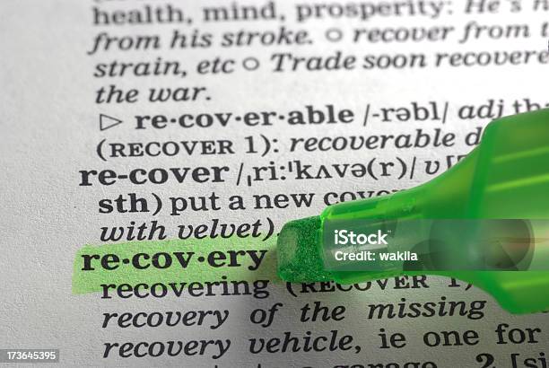 Recovery Defintion Hervorgehoben Im Wörterbuch Stockfoto und mehr Bilder von Erholung - Erholung, Daten, Sicherungskopie