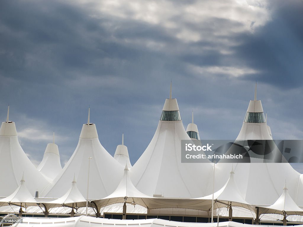 Aeroporto internazionale di Denver - Foto stock royalty-free di Aeroporto