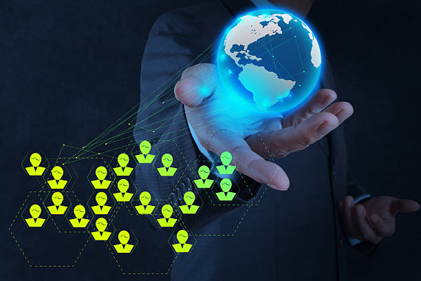 istock businessman working with new modern computer show social network 173647174