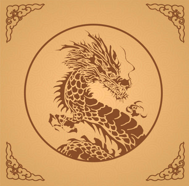 istock Traditional 3d chinese dragon illustration vector. 3d character dragon bright colors print for clothes, stationery. Banner chinese dragon 2024. New Year of the Dragon 2024. 1736481186