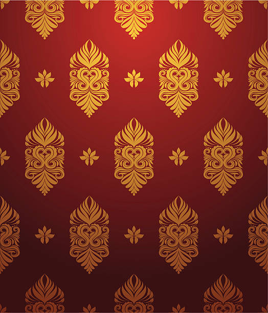 Pattern Wallpaper Ornamental vector art illustration