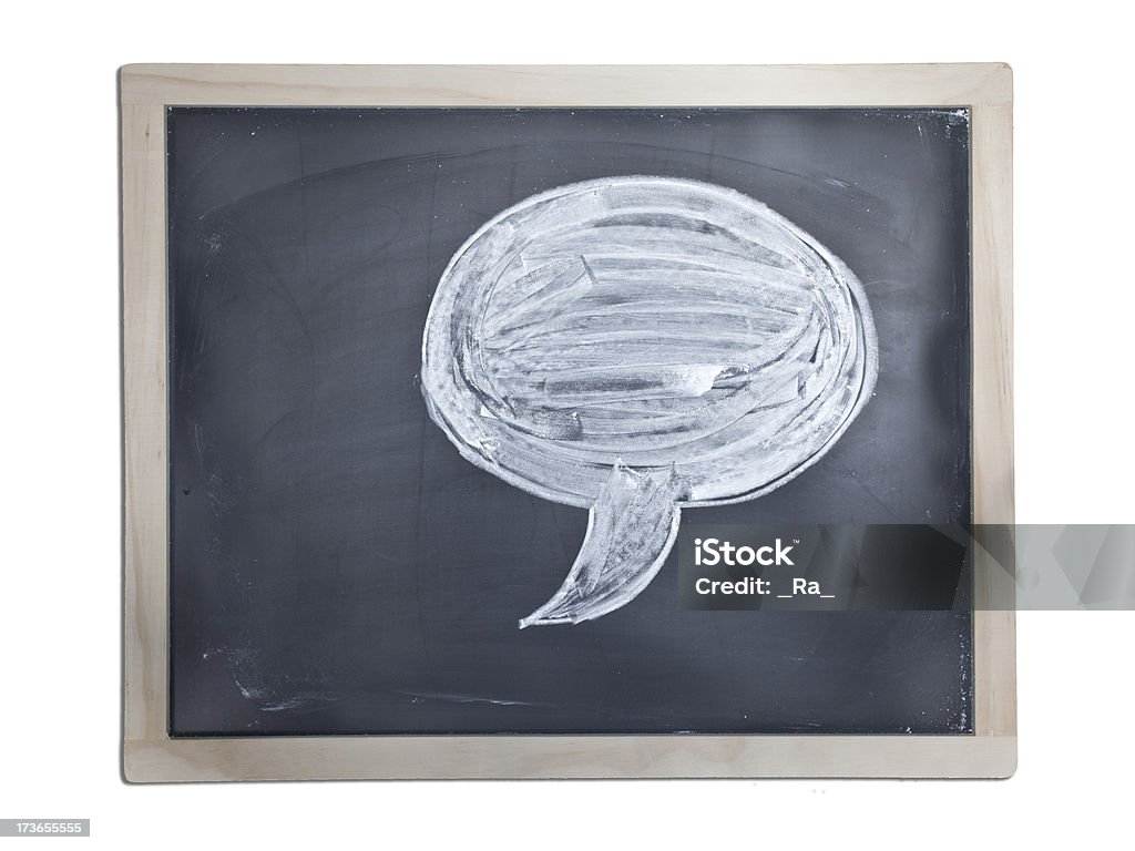 Quadro-negro com desenhos - Foto de stock de Desenho de Carvão royalty-free